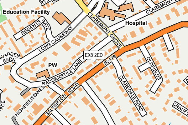 Map of EXE PLAY LTD at local scale