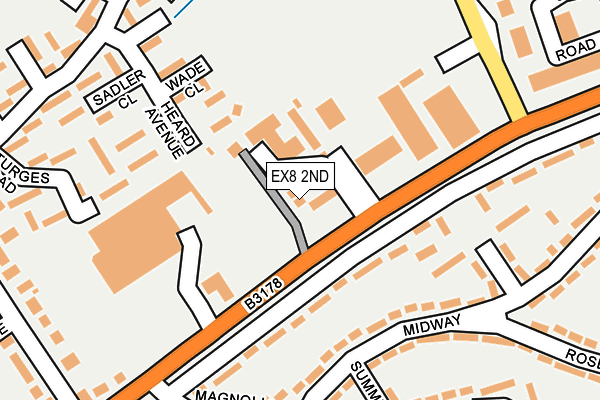 EX8 2ND map - OS OpenMap – Local (Ordnance Survey)