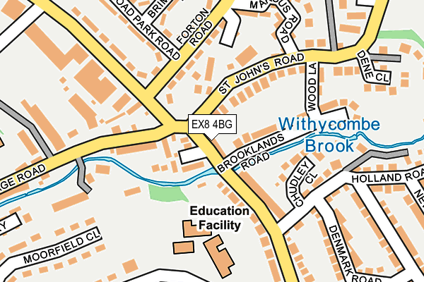 EX8 4BG map - OS OpenMap – Local (Ordnance Survey)