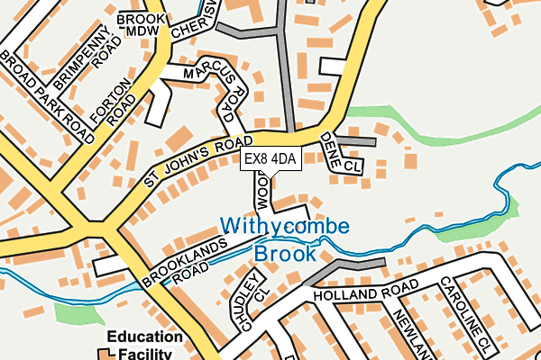 EX8 4DA map - OS OpenMap – Local (Ordnance Survey)