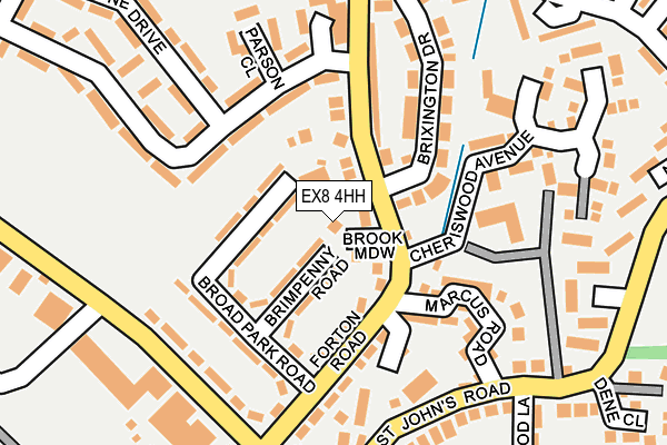 EX8 4HH map - OS OpenMap – Local (Ordnance Survey)