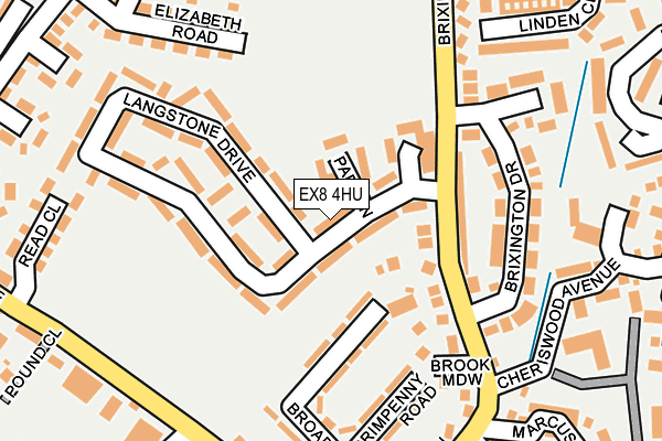 EX8 4HU map - OS OpenMap – Local (Ordnance Survey)