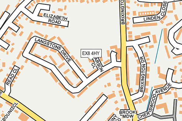 EX8 4HY map - OS OpenMap – Local (Ordnance Survey)