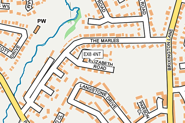 EX8 4NT map - OS OpenMap – Local (Ordnance Survey)