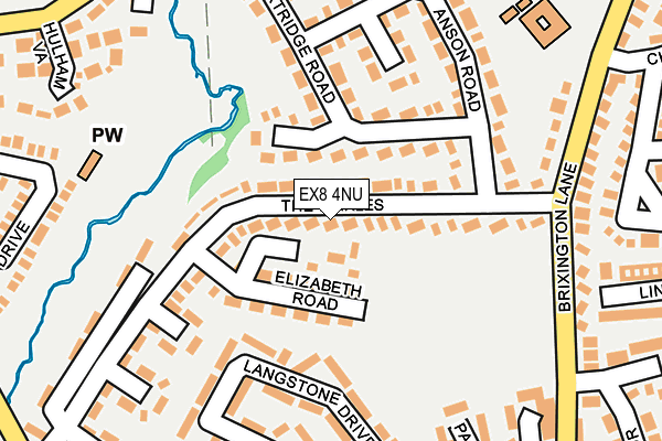 EX8 4NU map - OS OpenMap – Local (Ordnance Survey)