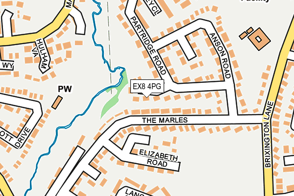 EX8 4PG map - OS OpenMap – Local (Ordnance Survey)