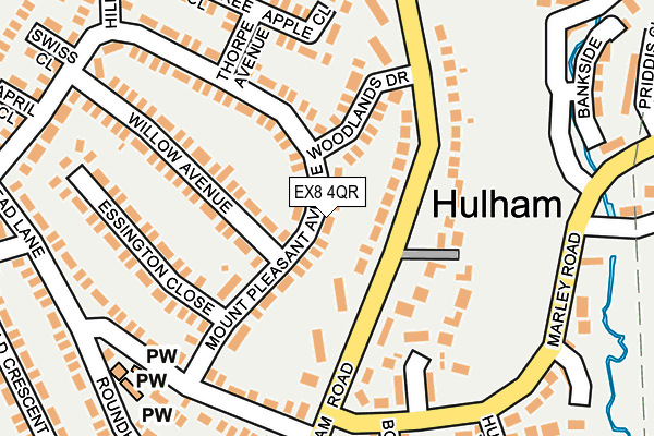EX8 4QR map - OS OpenMap – Local (Ordnance Survey)