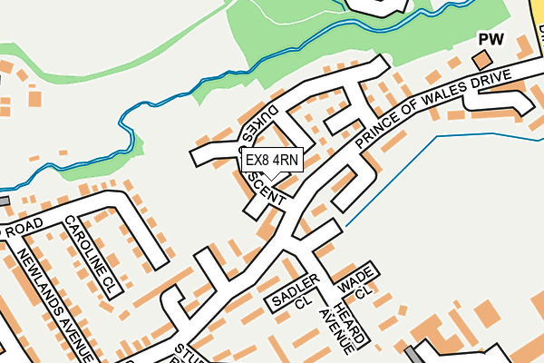 EX8 4RN map - OS OpenMap – Local (Ordnance Survey)