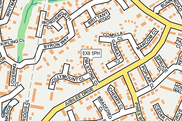 EX8 5PH map - OS OpenMap – Local (Ordnance Survey)