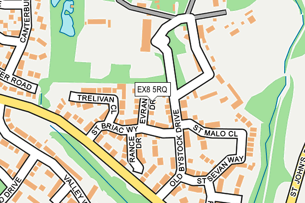 EX8 5RQ map - OS OpenMap – Local (Ordnance Survey)