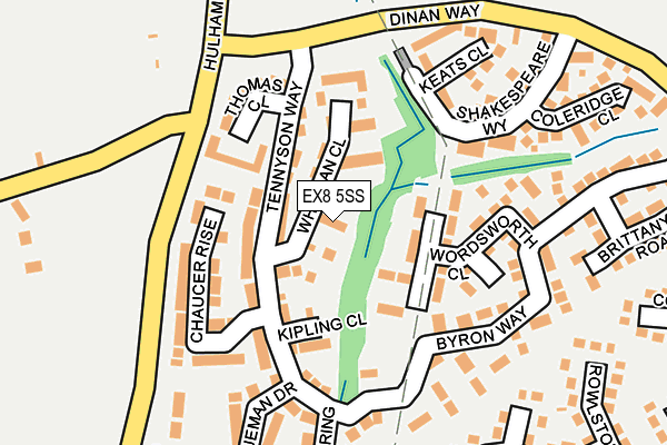 EX8 5SS map - OS OpenMap – Local (Ordnance Survey)