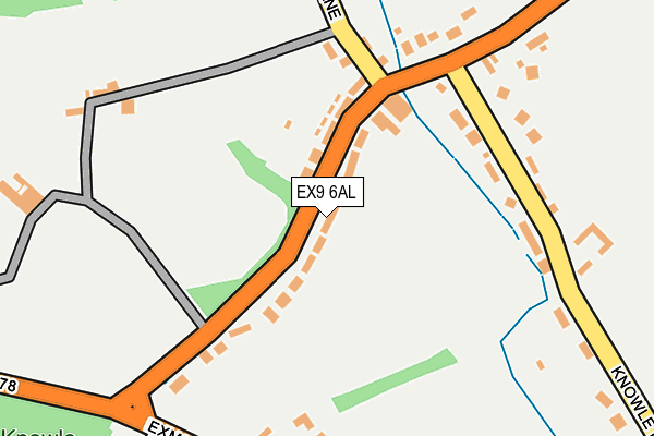 EX9 6AL map - OS OpenMap – Local (Ordnance Survey)