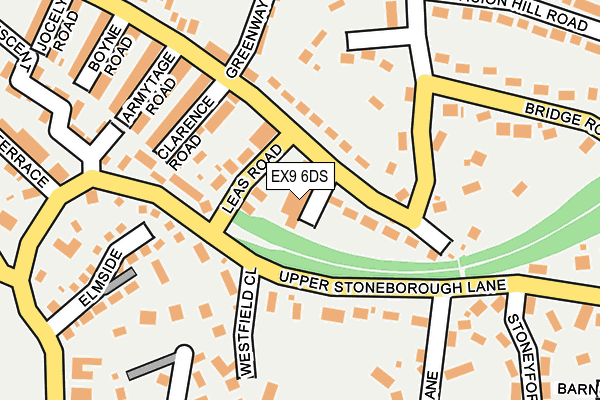 EX9 6DS map - OS OpenMap – Local (Ordnance Survey)