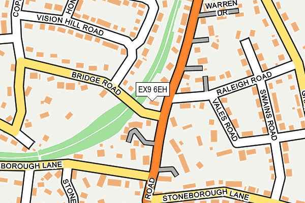 EX9 6EH map - OS OpenMap – Local (Ordnance Survey)