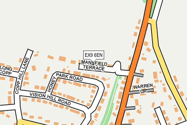 EX9 6EN map - OS OpenMap – Local (Ordnance Survey)