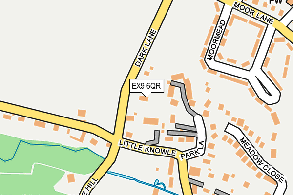 EX9 6QR map - OS OpenMap – Local (Ordnance Survey)