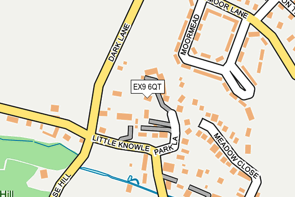 EX9 6QT map - OS OpenMap – Local (Ordnance Survey)