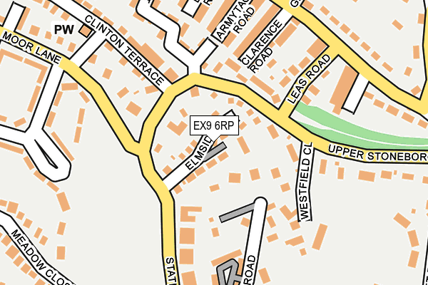 EX9 6RP map - OS OpenMap – Local (Ordnance Survey)