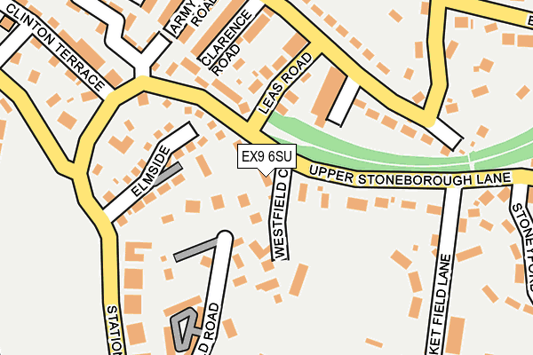EX9 6SU map - OS OpenMap – Local (Ordnance Survey)