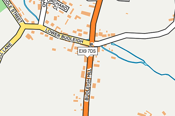 EX9 7DS map - OS OpenMap – Local (Ordnance Survey)