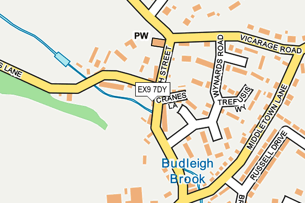 EX9 7DY map - OS OpenMap – Local (Ordnance Survey)