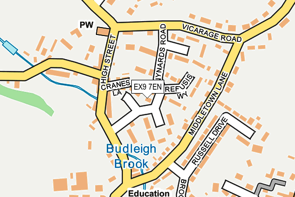 EX9 7EN map - OS OpenMap – Local (Ordnance Survey)