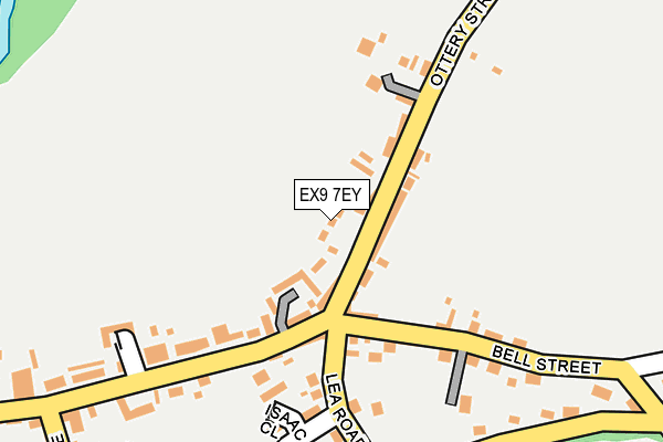 EX9 7EY map - OS OpenMap – Local (Ordnance Survey)