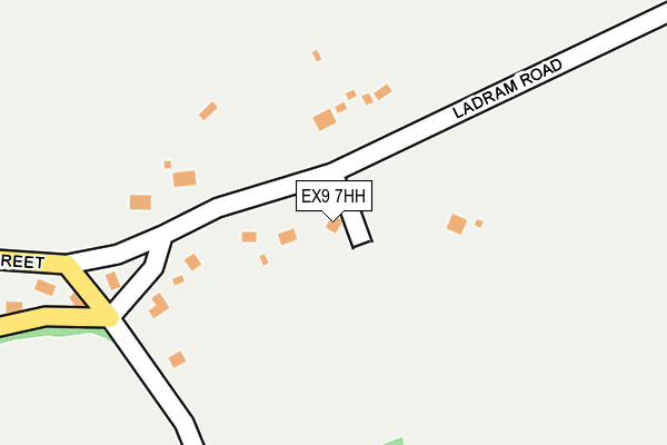 EX9 7HH map - OS OpenMap – Local (Ordnance Survey)