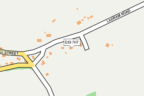 EX9 7HT map - OS OpenMap – Local (Ordnance Survey)