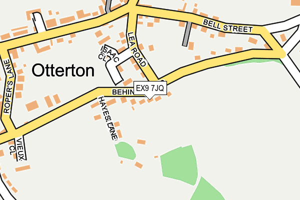 EX9 7JQ map - OS OpenMap – Local (Ordnance Survey)