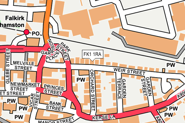 Map of BARRIE SCOTT LIMITED at local scale
