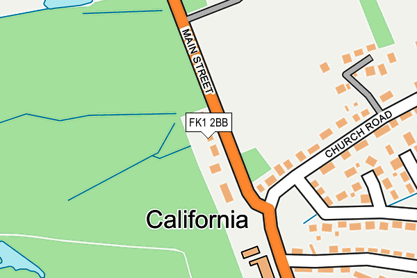 FK1 2BB map - OS OpenMap – Local (Ordnance Survey)