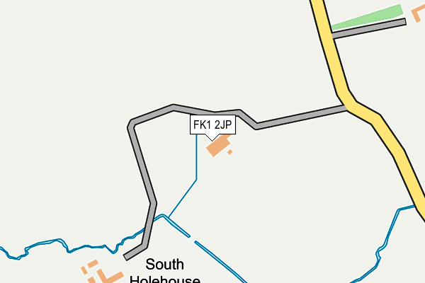 FK1 2JP map - OS OpenMap – Local (Ordnance Survey)