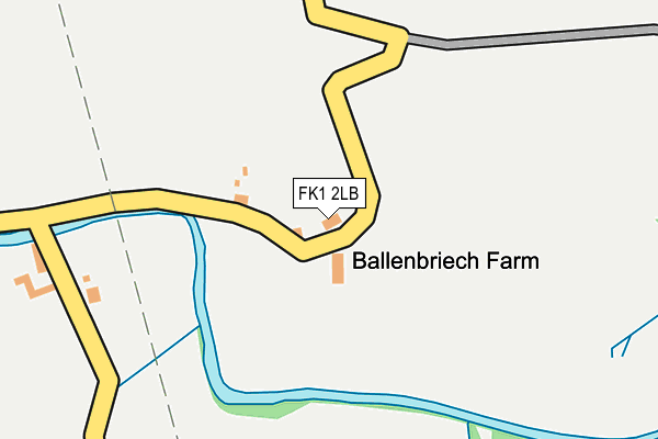 FK1 2LB map - OS OpenMap – Local (Ordnance Survey)