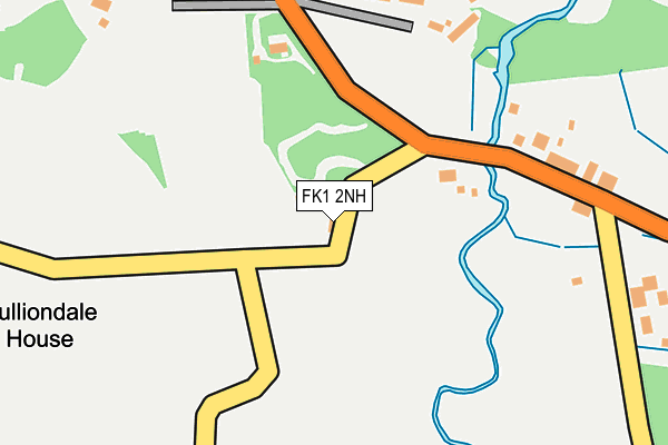 FK1 2NH map - OS OpenMap – Local (Ordnance Survey)