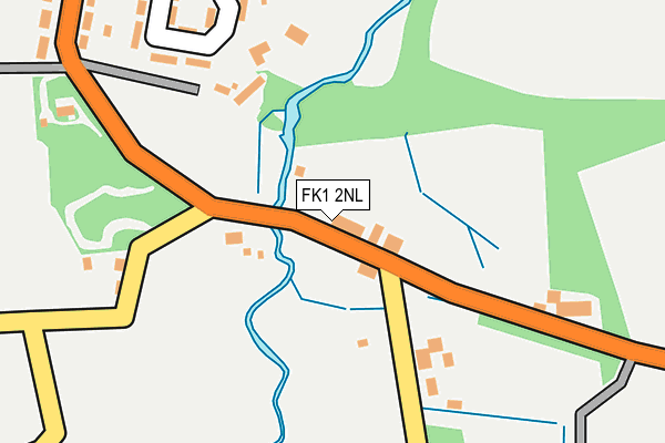 FK1 2NL map - OS OpenMap – Local (Ordnance Survey)