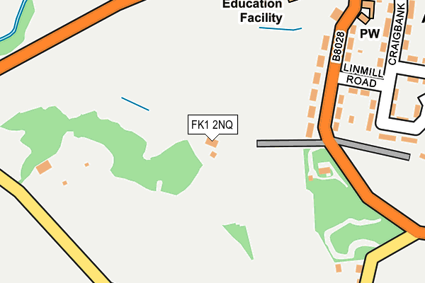 FK1 2NQ map - OS OpenMap – Local (Ordnance Survey)