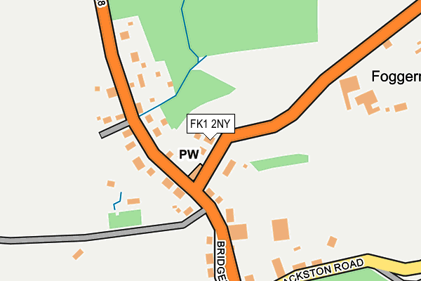 FK1 2NY map - OS OpenMap – Local (Ordnance Survey)