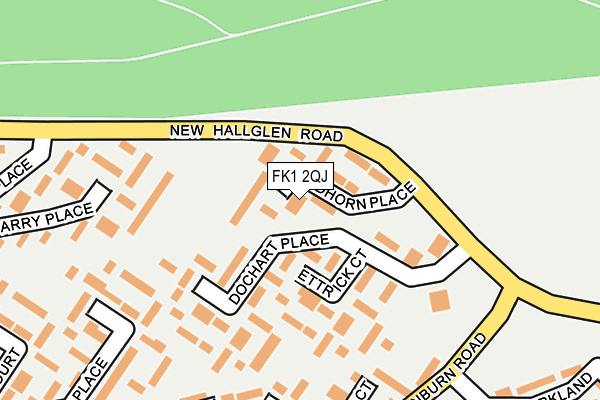 FK1 2QJ map - OS OpenMap – Local (Ordnance Survey)