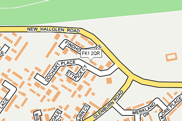 FK1 2QR map - OS OpenMap – Local (Ordnance Survey)