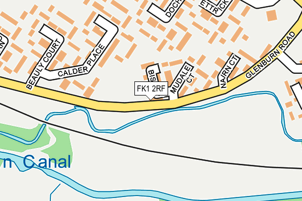 FK1 2RF map - OS OpenMap – Local (Ordnance Survey)