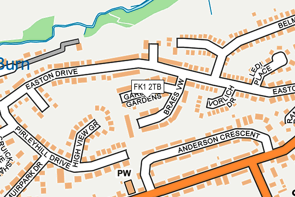 FK1 2TB map - OS OpenMap – Local (Ordnance Survey)