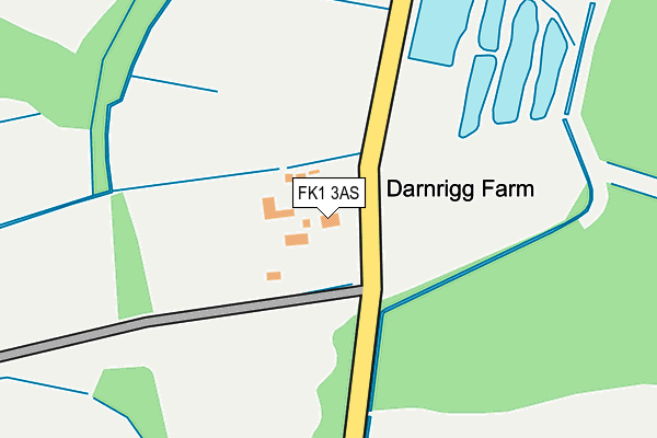 FK1 3AS map - OS OpenMap – Local (Ordnance Survey)