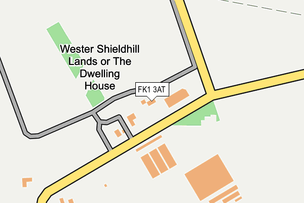 FK1 3AT map - OS OpenMap – Local (Ordnance Survey)