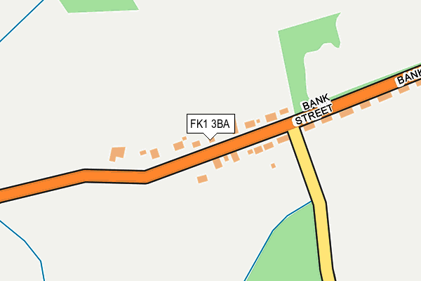 FK1 3BA map - OS OpenMap – Local (Ordnance Survey)