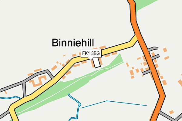 FK1 3BG map - OS OpenMap – Local (Ordnance Survey)