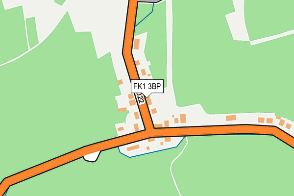 FK1 3BP map - OS OpenMap – Local (Ordnance Survey)