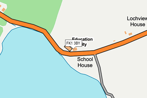 FK1 3BY map - OS OpenMap – Local (Ordnance Survey)