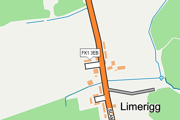 FK1 3EB map - OS OpenMap – Local (Ordnance Survey)