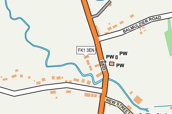 FK1 3EN map - OS OpenMap – Local (Ordnance Survey)